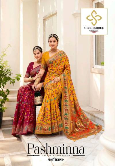 PASHMINA BY SHUBH SHREE SILK SAREE MANUFACTURER IN IDIA